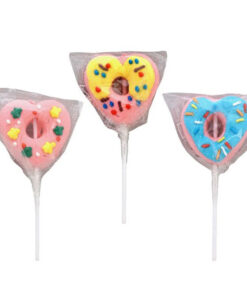 메리 고 라운드 하트 마쉬멜로우 롤리팝 1개