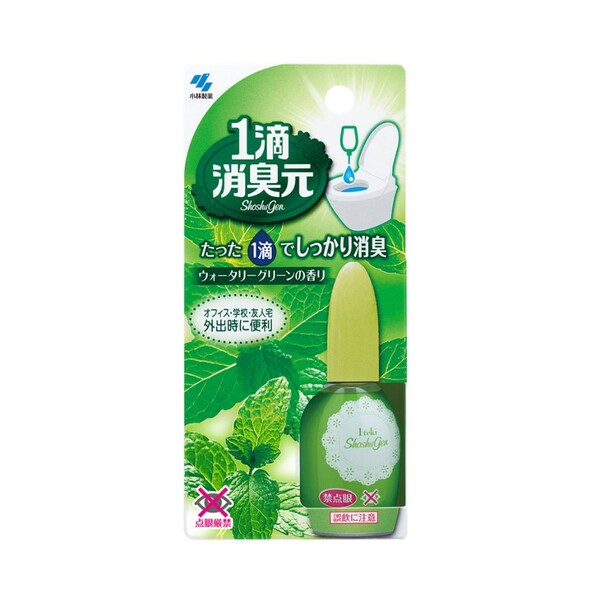 코바야시 제약 쇼슈겐 한방울 화장실 탈취제 워터리 그린향 20ml