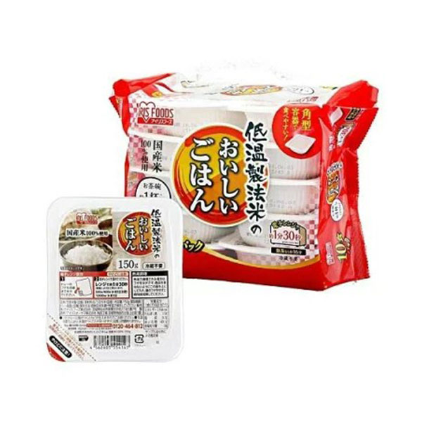 아이리스푸드 저온 제조법 쌀 맛있는 밥 150g x 10팩