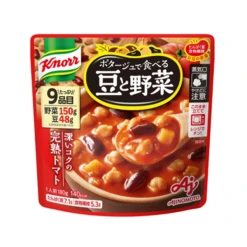 아지노모토 크노르 포타쥬로 먹는 콩과 야채 진한 완숙 토마토 180g