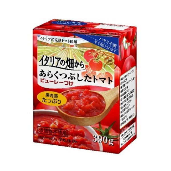 나가노토마토 통으로 으깬 이탈리아산 토마토 390g
