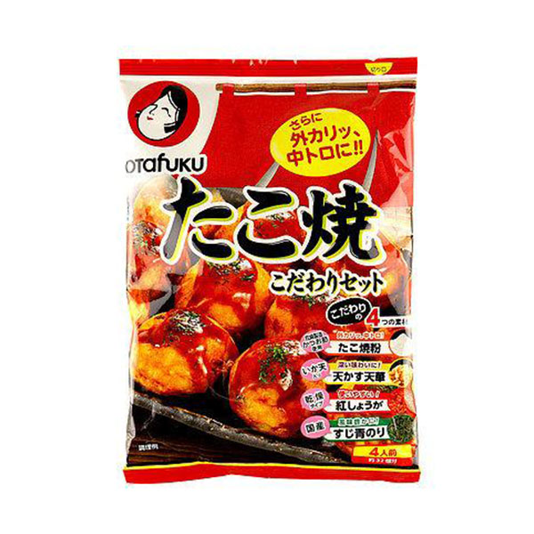 오타후쿠 엄선 타코야키 재료 세트 171g (4종/4인분)