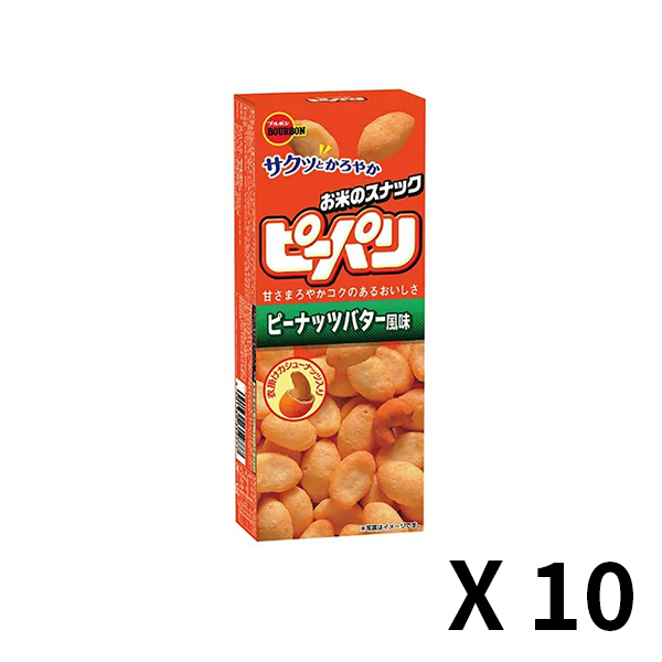 부르봉 피파리 마로마로 피너츠맛 54g  x 10봉 세트