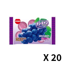 메이지 츄잉껌 츄캰 그레이프 1봉(13g) x 20봉 세트