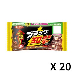 유라쿠제과 블랙 썬더 1개 x 20개 세트