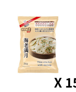 자연맛양품 새우 보름달 센베이 1봉(36g) x 15개 세트