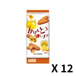 나나오제과 생 카린토 꿀 도너츠 1봉(8개입) x 12개 세트