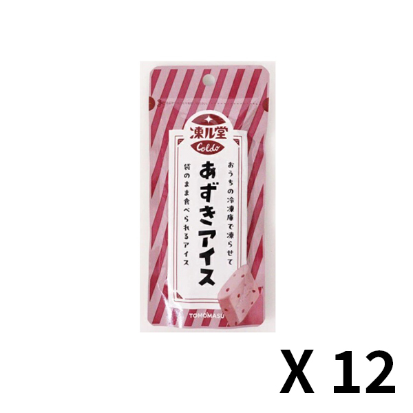 토모야스음료 코오루도우 아즈키/팥 아이스 80g x 12개 세트