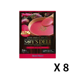 홋카이야마토 소이즈델리 비트 스프 1개(3봉입) 48g x 8개 세트