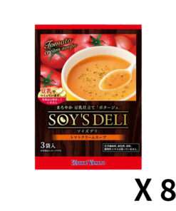 홋카이야마토 소이즈델리 토마토 크림 스프 1개(3봉입) 48g x 8개 세트