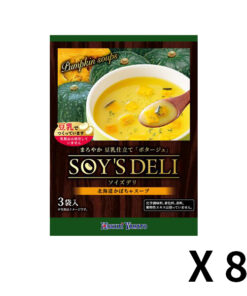 홋카이야마토 소이즈델리 단호박 스프 1개(3봉입) 49.5g x 8개 세트