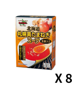 홋카이야마토 삿포로 양파 스프(생강함유) 1개(3봉입) 21g x 8개 세트