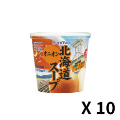 홋카이야마토 어니언 컵스프 10.5g x 10개 세트