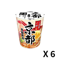 에이스쿡 현지의 한 그릇 교토 세아부라 쇼유 라멘 62g x 6개 세트