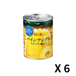 K&K 인도네시아 파인애플 565g x 6개 세트
