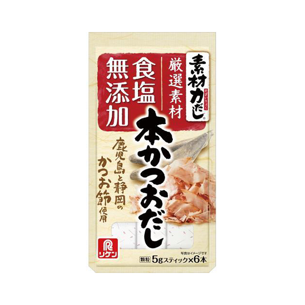 리켄 소재의힘 혼카츠오 다시 1개(1스틱/5g X 6개입) 30g