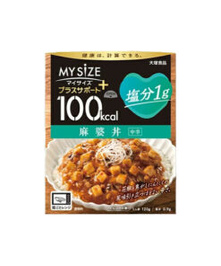 오오츠카식품 마이사이즈 플러스 서포트 염분 1g 마파 덮밥 중간 매운맛 100kcal 120g