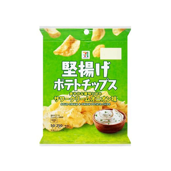 세븐일레븐 카타아게 포테토칩 사워크림 어니언 맛 50g