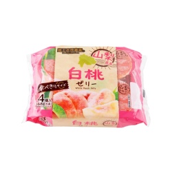 자오고원농원 야마나시현산 백도 젤리 1봉 (68g×4개입)