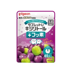 피죤 타블렛 U 자일리톨+불소 탱글탱글 포도 믹스맛 65알