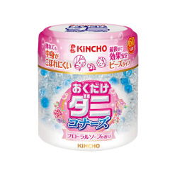 대일본제충국 킨쵸 진드기 오지 않아 비즈 타입 플로럴 비누향 60일