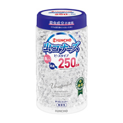 대일본제충국 킨쵸 벌레 오지 않아 비즈 슬림 타입 250일용 무향성 360g