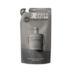 보틀웍스 클렌드 리치 모이스트 딥클렌징 미네랄 샴푸 리필용 400mL