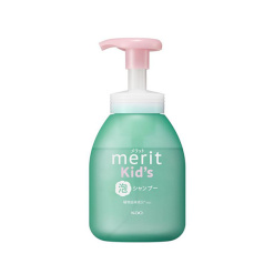 카오 메리트 키즈 거품으로 나오는 샴푸 펌프 330ml