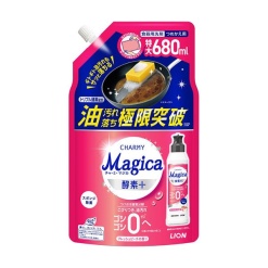 라이온 챠미 마지카 효소플러스 프레시피치 리필용 대형 680ml