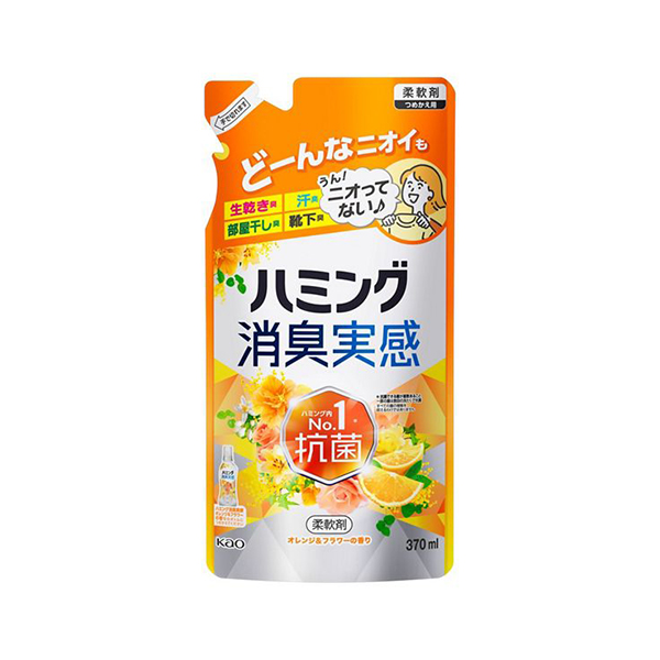 카오 허밍 탈취 실감 오렌지 & 플라워 향기 리필용 370mL