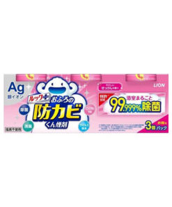 라이온 룩플러스 욕실 곰팡이 방지 훈연제 비누향 4g x 3개입