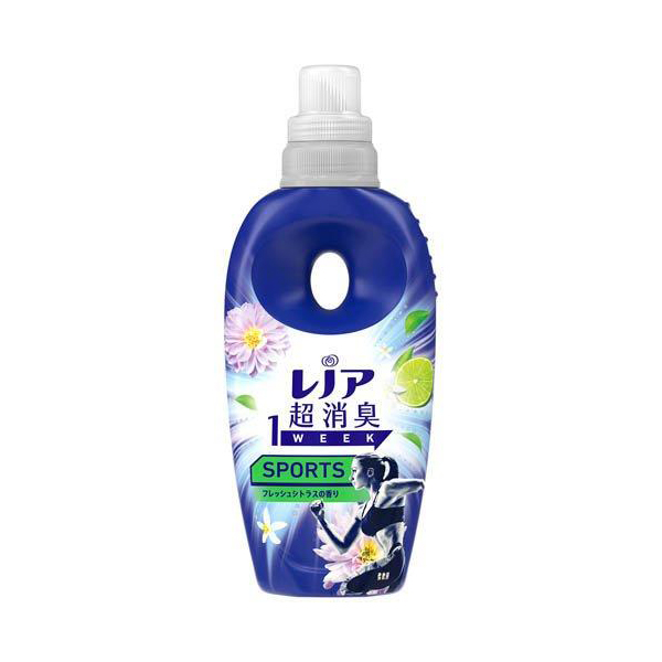 P&G 레노아 초탈취 1WEEK 스포츠 프레쉬 시트러스향 본체 490mL