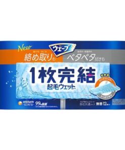 유니참 웨이브 시트 플로어용 기모 물티슈 12매입