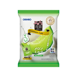 [기간한정] 오리히로 탱글탱글 곤약젤리 프리미엄 카페 메론 밀크 10개입 200g