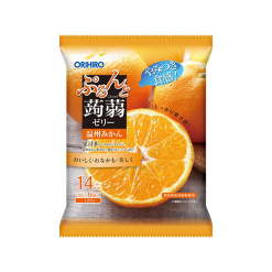 오리히로 탱글탱글 곤약젤리 파우치 온주귤/운슈귤 6개입 120g