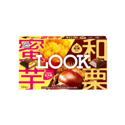 [기간한정] 후지야 룩 LOOK 초콜릿 꿀고구마&밤맛 1개(12알입)