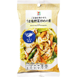 세븐 프리미엄 맛있는 소금 야채 볶음 재료 21.5g×2