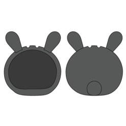 만쥬 니기 니기 마스코트 나무 모두 케이스 토끼 블랙 인코딩 스카이