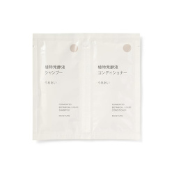 무인양품 식물발효액 샴푸 컨디셔너 세트 1회분 10g