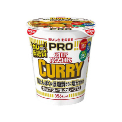 닛신 컵누들 PRO 고단백 & 저당질 저염 카레맛 85g