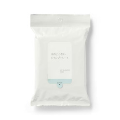 무인양품 물이 필요없는 샴푸 시트 12매입