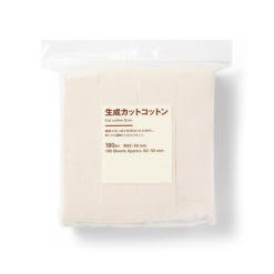 무인양품 미표백 컷 코튼 180매입