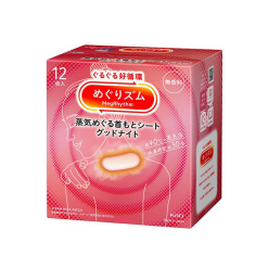 카오 메구리즘 증기로 굿 나이트 목덜미 시트 무향 12장입