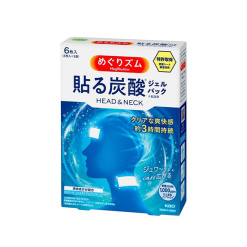 카오 메구리즘 붙이는 탄산 젤팩 머리.목용 베르가못 시트러스향 6장입
