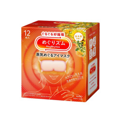 카오 메구리즘 증기 아이마스크 금목서향 12장입