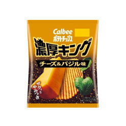 가루비 포테이토칩 농후 킹 치즈&바질맛 52g