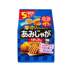 토하토 아미쟈가 그물감자칩 소금맛 5봉입 75g