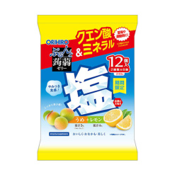 [기간한정] 오리히로 탱글탱글 곤약젤리 소금매실 + 소금레몬 12개입 260g