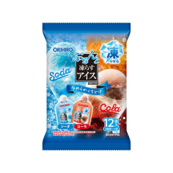 [기간한정] 오리히로 탱글탱글 얼려먹는 아이스 소다 + 콜라 12개입 216g