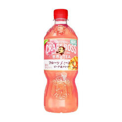 산토리 크래프트 보스 세계의 TEA 후르티 에이드 피치 & 망고 600ml